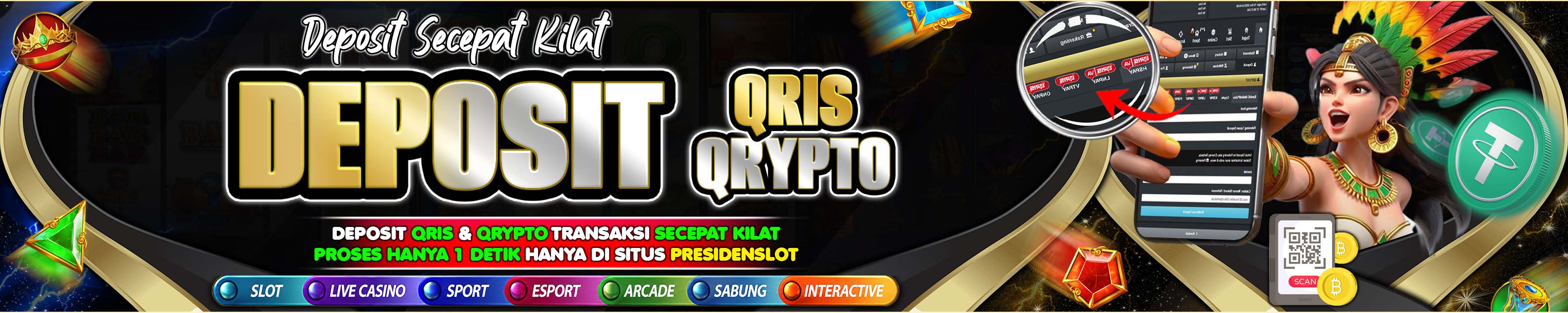 QRIS & QRYPTO - WEB PRESIDENSLOT